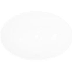 vidaXL Lavabo ovalado de cerámica 40x33 cm Blanco New