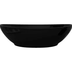 vidaXL Fontanería-Lavabo ovalado de cerámica 40x33 cm