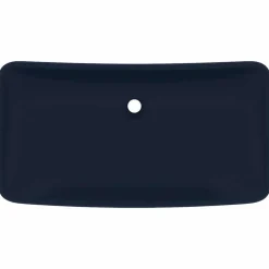 vidaXL Fontanería-Lavabo rectangular de lujo cerámica 71x38 cm