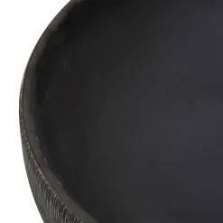 vidaXL Lavabo sobre encimera ovalado cerámica gris y negro 59x40x14 cm Gris y marrón Online