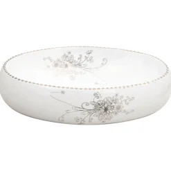 vidaXL Lavabo sobre encimera ovalado cerámica 59x40x15 cm Blanco Clearance