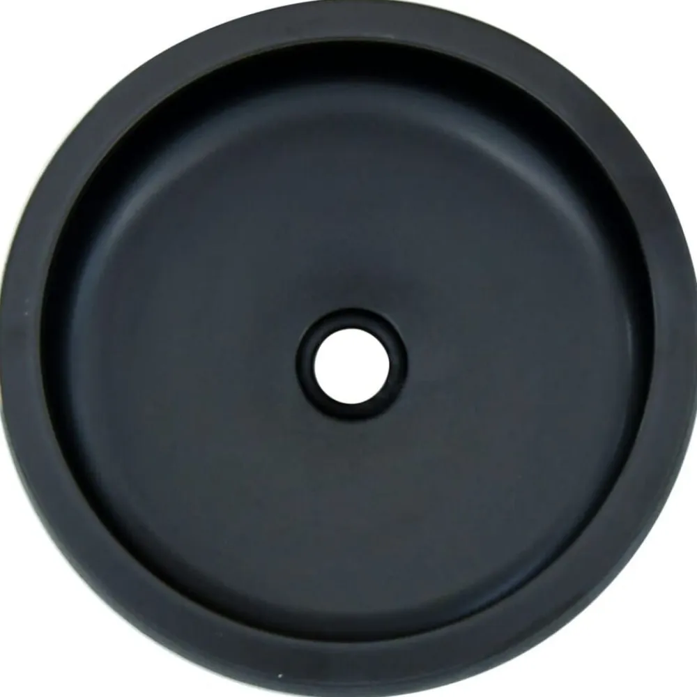 vidaXL Fontanería-Lavabo sobre encimera redondo cerámica negro y azul Φ41x14 cm