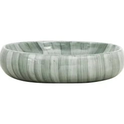 vidaXL Fontanería-Lavabo sobre encimera ovalado cerámica 59x40x15 cm