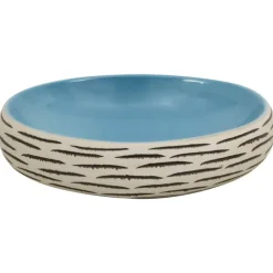 vidaXL Fontanería-Lavabo sobre encimera ovalado cerámica multicolor 59x40x15 cm