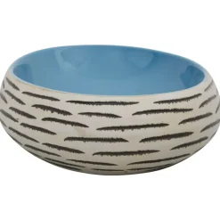 vidaXL Fontanería-Lavabo sobre encimera ovalado cerámica multicolor 59x40x15 cm