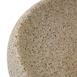 vidaXL Lavabo sobre encimera ovalado cerámica 59x40x15 cm Arena