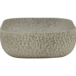 vidaXL Lavabo sobre encimera rectangular cerámica 48x37,5x13,5 cm Gris Outlet