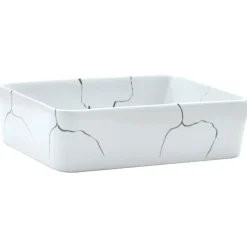 vidaXL Fontanería-Lavabo sobre encimera rectangular cerámica 46x35,5x13 cm