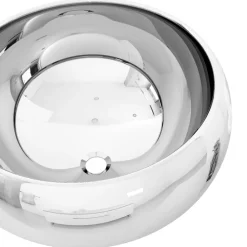 vidaXL Lavabo 40x15 cm cerámica Plateado