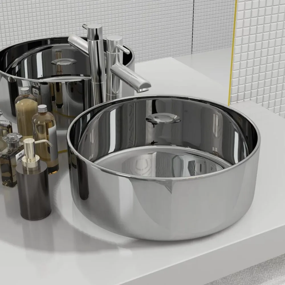 vidaXL Fontanería-Lavabo 40x15 cm cerámica