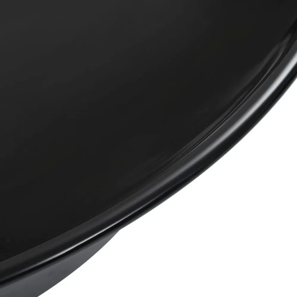 vidaXL Lavabo 41x12,5 cm cerámica Negro Clearance