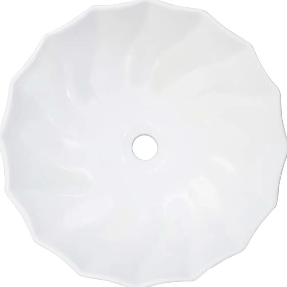 vidaXL Lavabo 46x17 cm cerámica Blanco Online