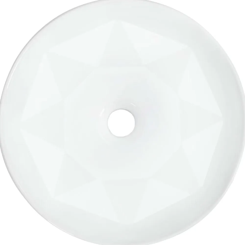 vidaXL Lavabo 36x14 cm cerámica Blanco Clearance