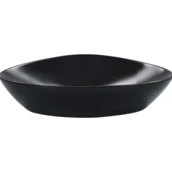 vidaXL Lavabo 58,5x39x14 cm cerámica Negro Sale