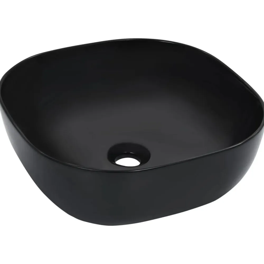 vidaXL Fontanería-Lavabo 42,5x42,5x14,5 cm cerámica