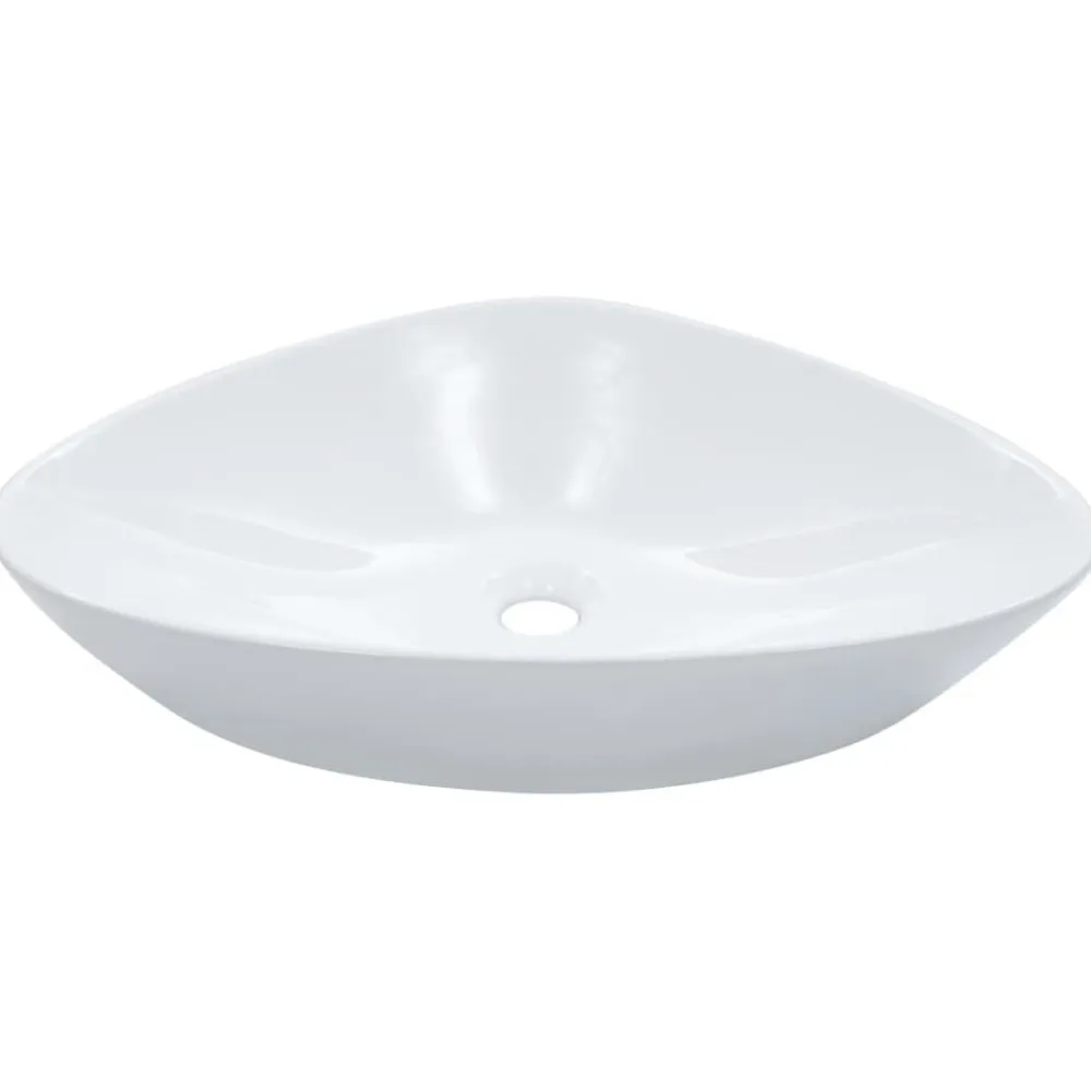 vidaXL Fontanería-Lavabo 58,5x39x14 cm cerámica