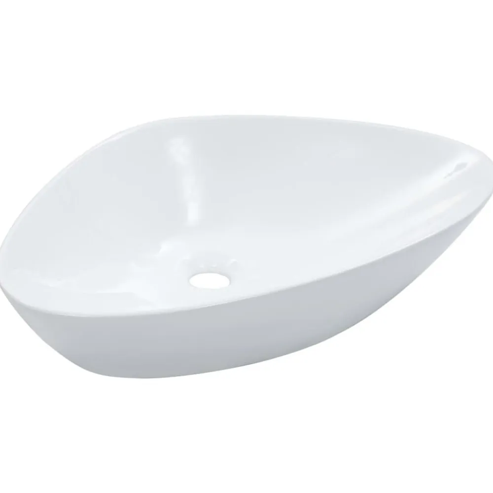 vidaXL Fontanería-Lavabo 58,5x39x14 cm cerámica