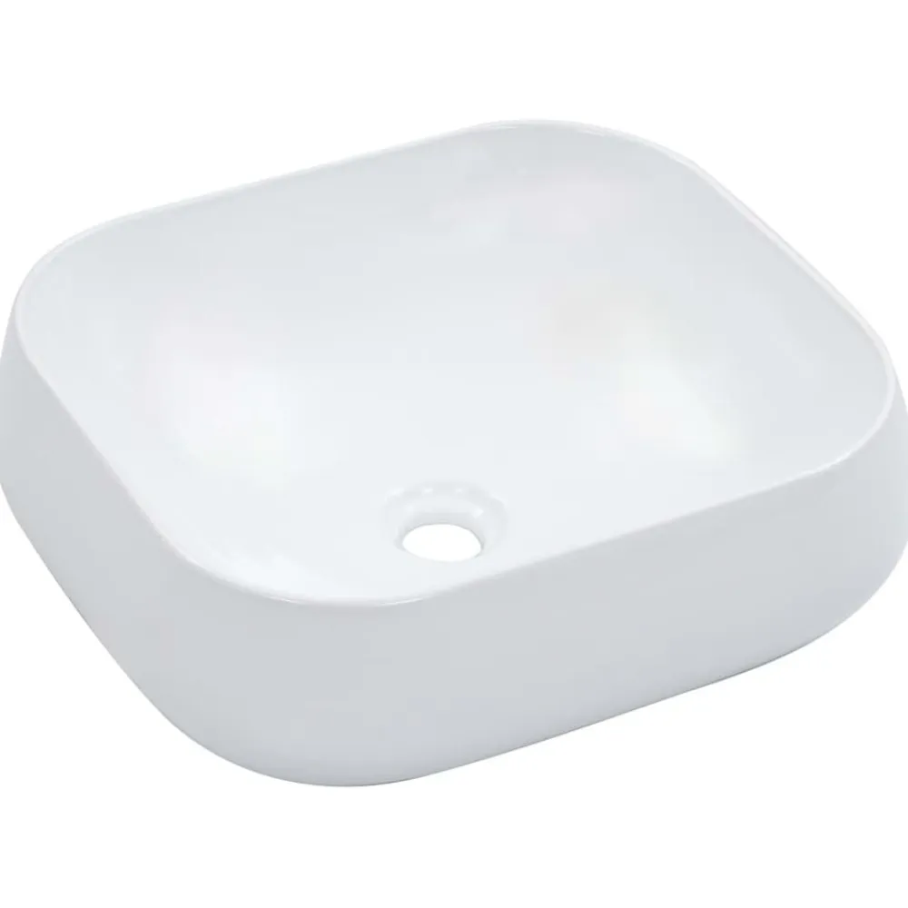 vidaXL Lavabo 44,5x39,5x14,5 cm cerámica Blanco Online