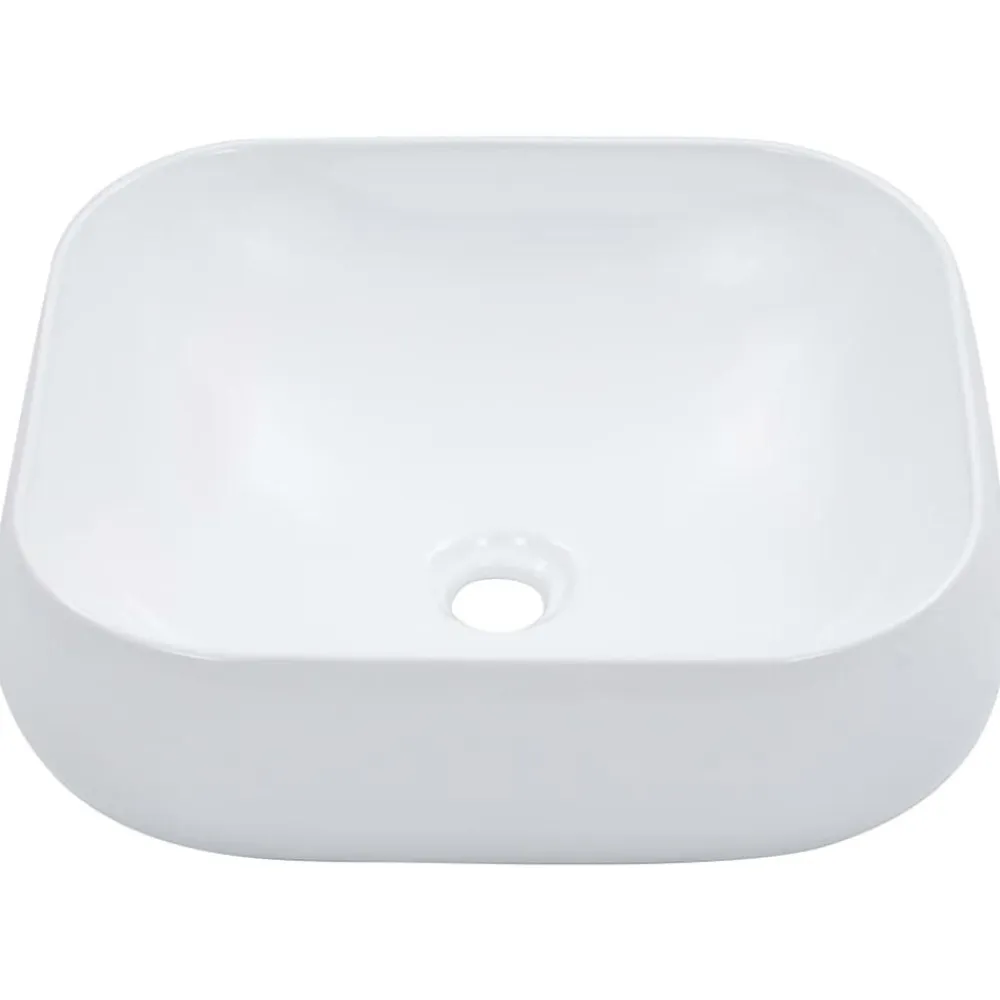 vidaXL Lavabo 44,5x39,5x14,5 cm cerámica Blanco Online