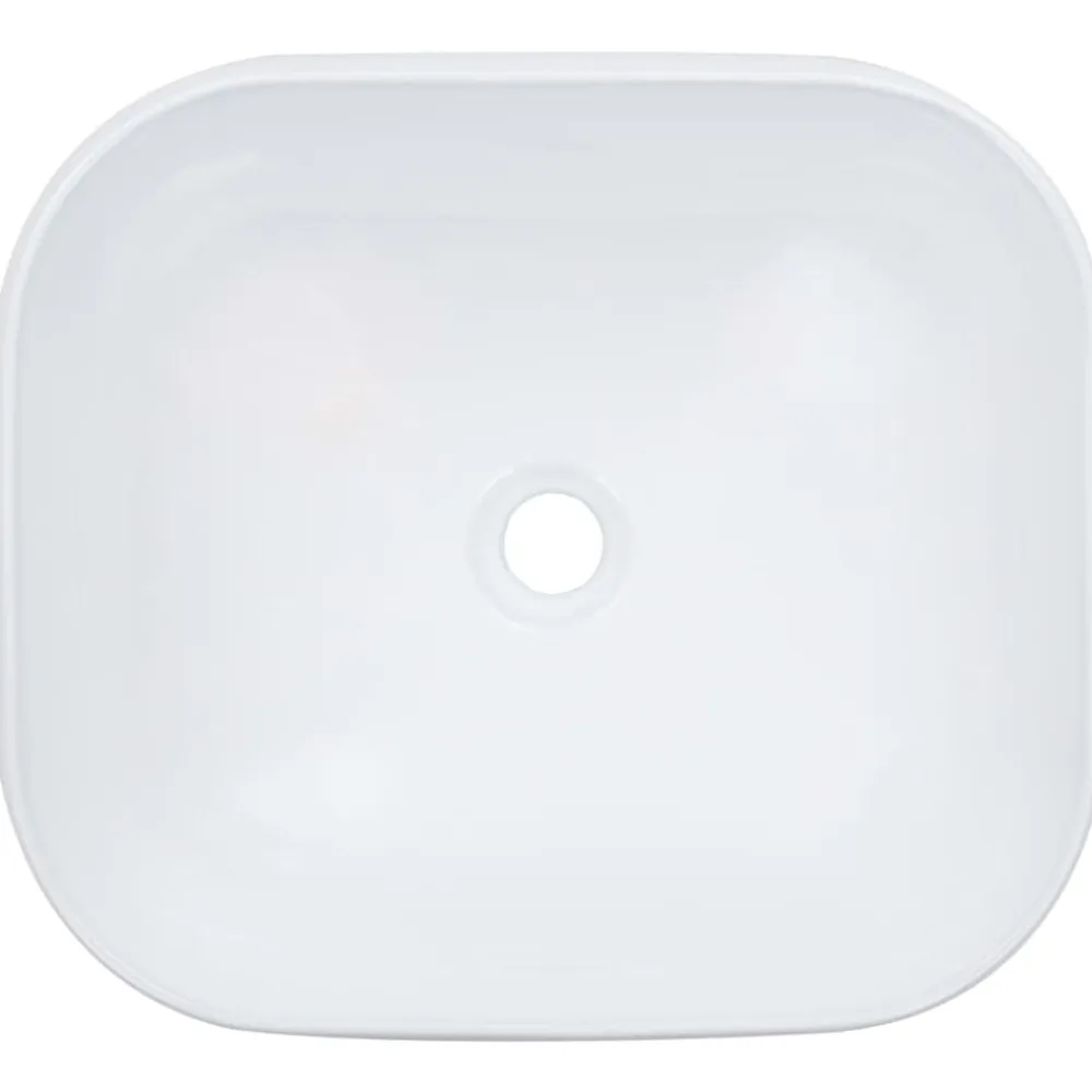 vidaXL Lavabo 44,5x39,5x14,5 cm cerámica Blanco Online