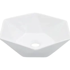 vidaXL Fontanería-Lavabo 41x36,5x12 cm cerámica