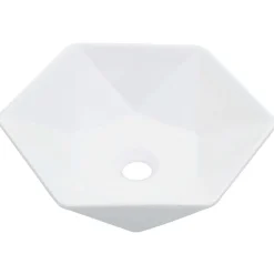 vidaXL Fontanería-Lavabo 41x36,5x12 cm cerámica