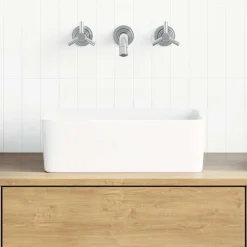 vidaXL Lavabo 40x30x13 cm cerámica Blanco Online