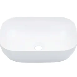 vidaXL Lavabo 45,5x32x13 cm cerámica Blanco New