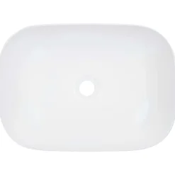 vidaXL Lavabo 45,5x32x13 cm cerámica Blanco New