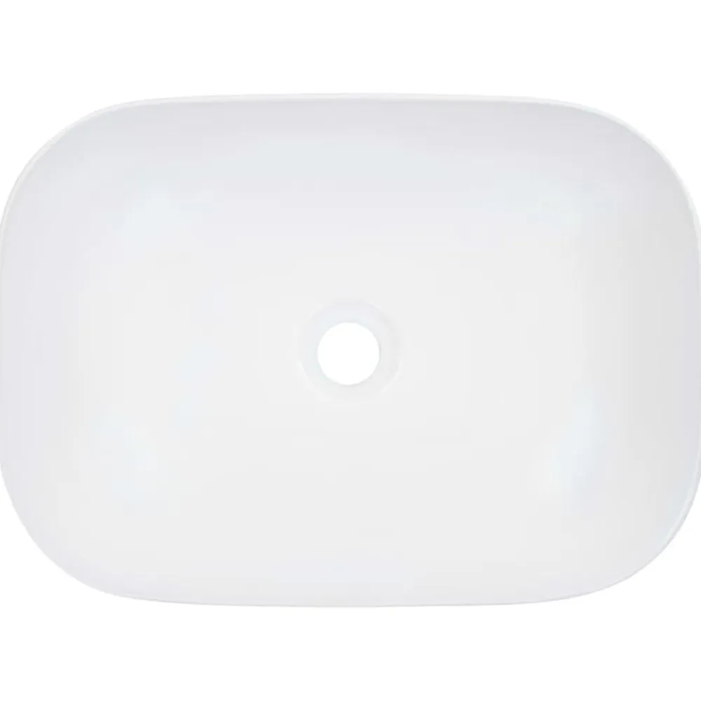vidaXL Lavabo 45,5x32x13 cm cerámica Blanco New
