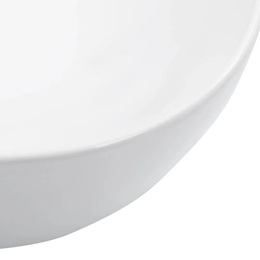 vidaXL Lavabo 45,5x32x13 cm cerámica Blanco New