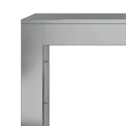 vidaXL Accesorios Para Hornos De Leña Y Chimeneas-Leñero acero galvanizado 100x40x100 cm