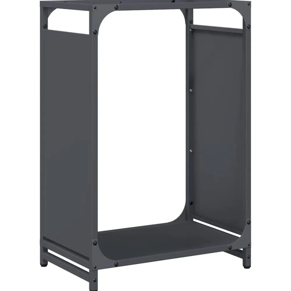 vidaXL Accesorios Para Hornos De Leña Y Chimeneas-Leñero 44x28x65 cm Acero laminado en frío