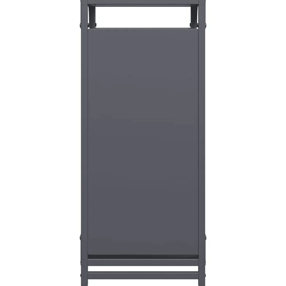 vidaXL Accesorios Para Hornos De Leña Y Chimeneas-Leñero 44x28x65 cm Acero laminado en frío