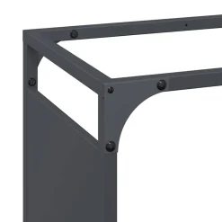 vidaXL Accesorios Para Hornos De Leña Y Chimeneas-Leñero 44x28x65 cm Acero laminado en frío