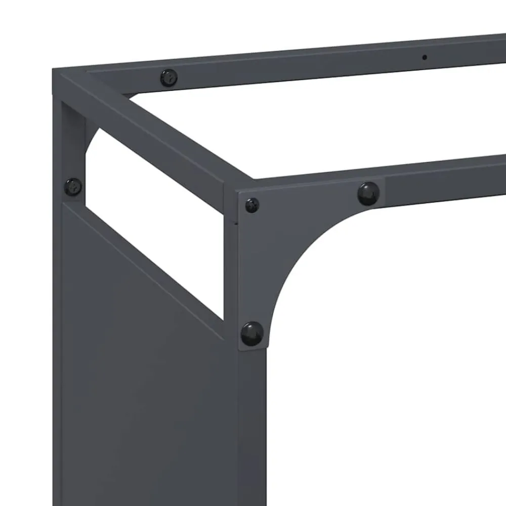 vidaXL Accesorios Para Hornos De Leña Y Chimeneas-Leñero 44x28x65 cm Acero laminado en frío