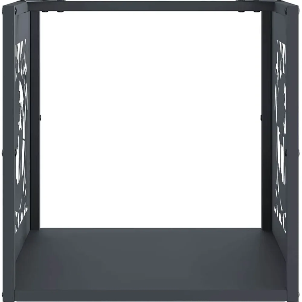 vidaXL Accesorios Para Hornos De Leña Y Chimeneas-Leñero 40x40x40 cm Acero laminado en frío
