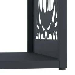 vidaXL Accesorios Para Hornos De Leña Y Chimeneas-Leñero 40x40x40 cm Acero laminado en frío