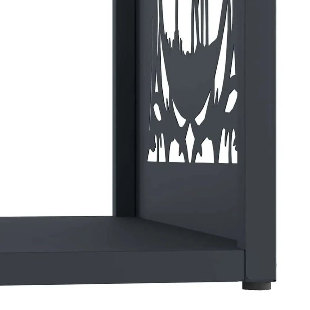 vidaXL Accesorios Para Hornos De Leña Y Chimeneas-Leñero 40x40x40 cm Acero laminado en frío