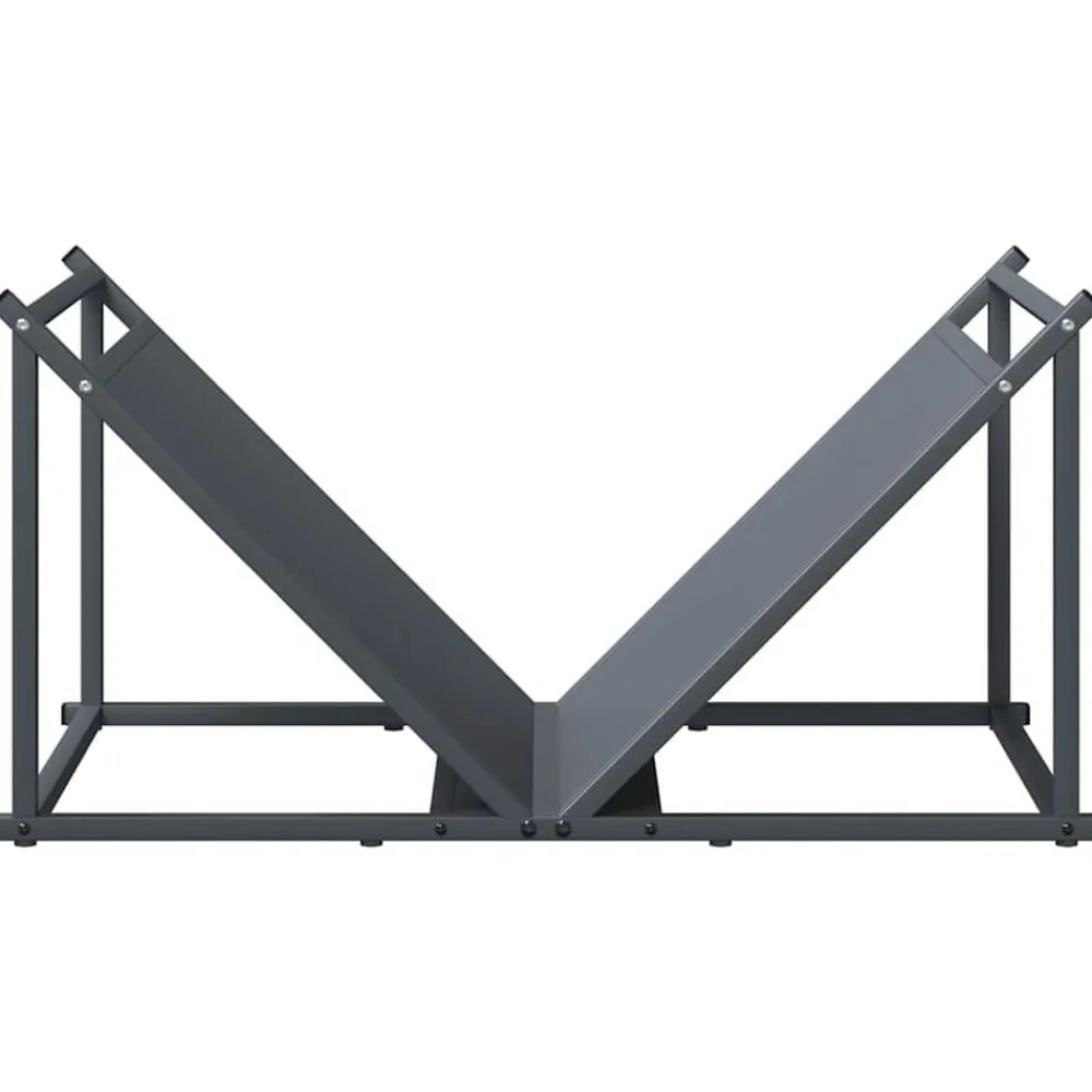 vidaXL Accesorios Para Hornos De Leña Y Chimeneas-Leñero 70x43x34,5 cm Acero laminado en frío