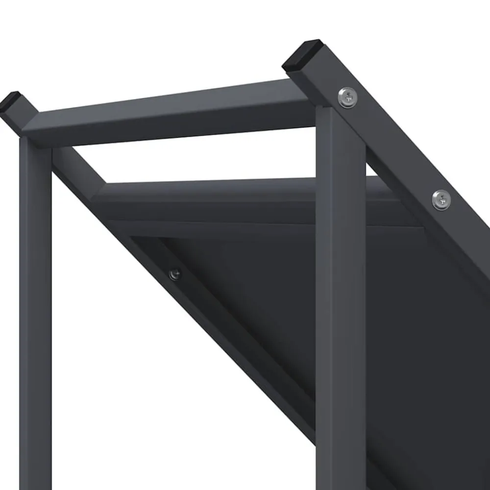 vidaXL Accesorios Para Hornos De Leña Y Chimeneas-Leñero 70x43x34,5 cm Acero laminado en frío