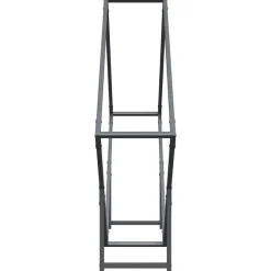 vidaXL Accesorios Para Hornos De Leña Y Chimeneas-Leñero 100x25x100 cm Acero laminado en frío