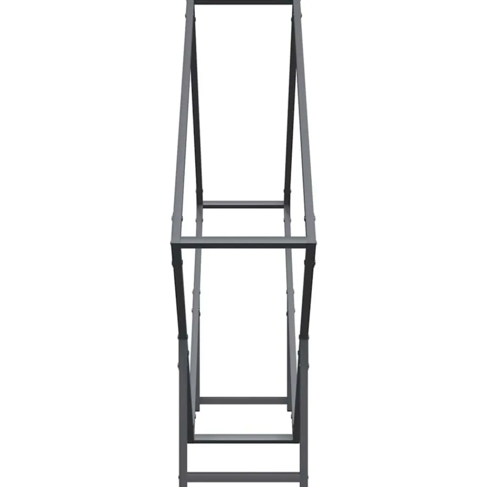 vidaXL Accesorios Para Hornos De Leña Y Chimeneas-Leñero 100x25x100 cm Acero laminado en frío