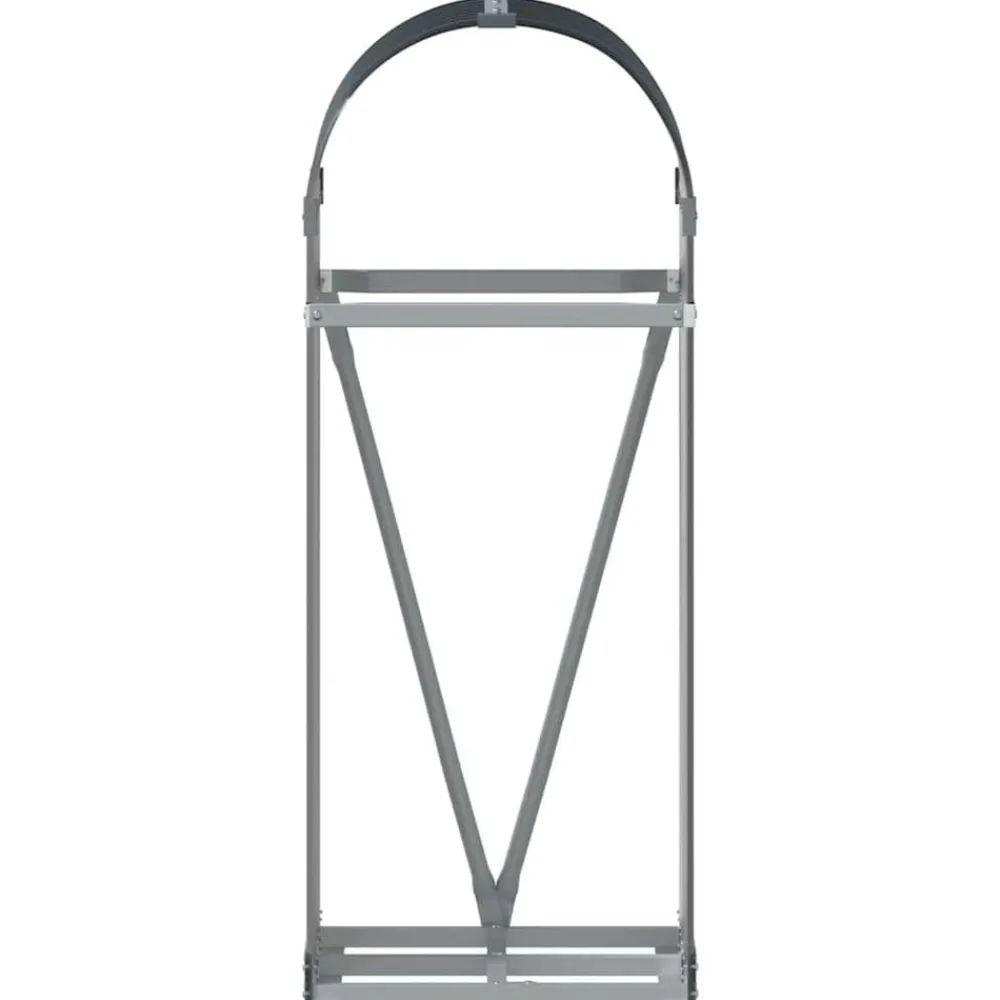 vidaXL Accesorios Para Hornos De Leña Y Chimeneas-Leñero 40x45x100 cm acero galvanizado