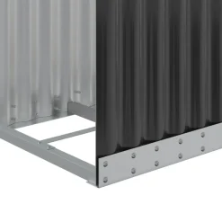 vidaXL Accesorios Para Hornos De Leña Y Chimeneas-Leñero 40x45x100 cm acero galvanizado