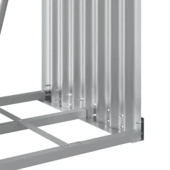 vidaXL Accesorios Para Hornos De Leña Y Chimeneas-Leñero 40x45x100 cm acero galvanizado