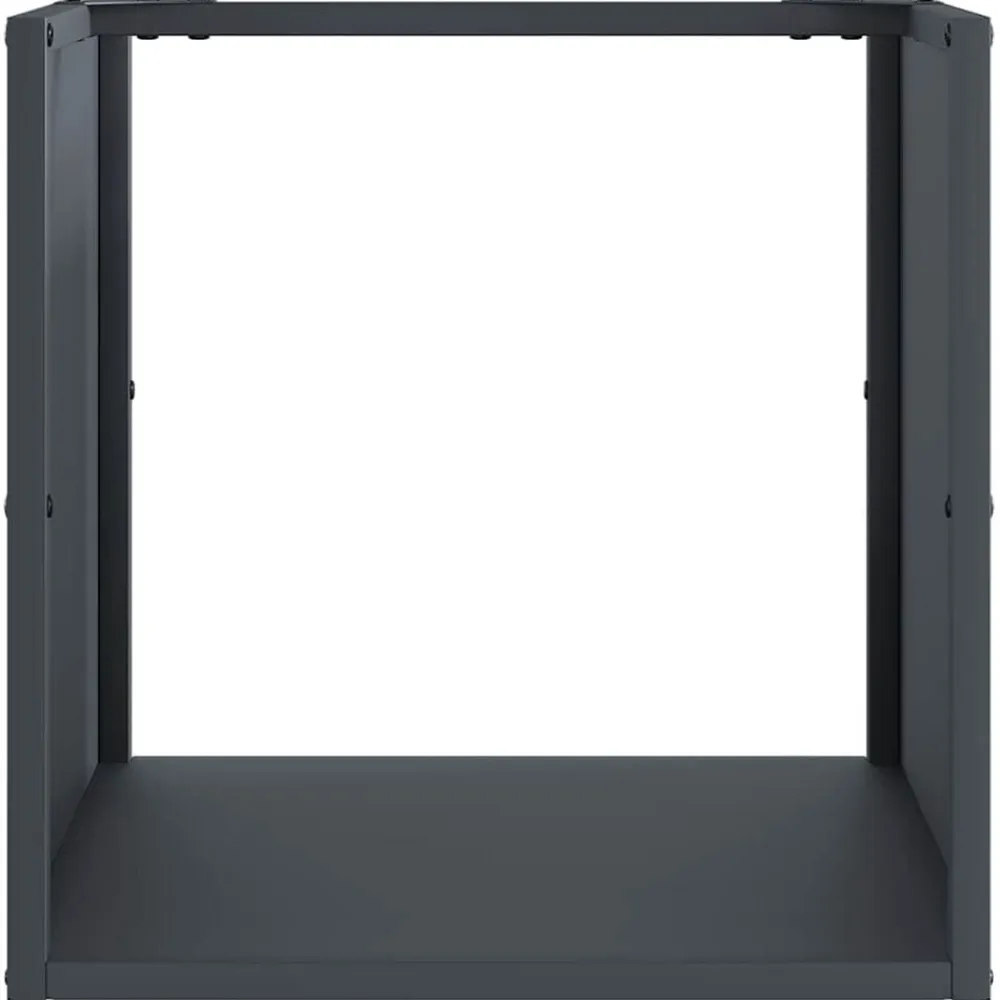 vidaXL Accesorios Para Hornos De Leña Y Chimeneas-Leñero 40x40x40 cm Acero laminado en frío