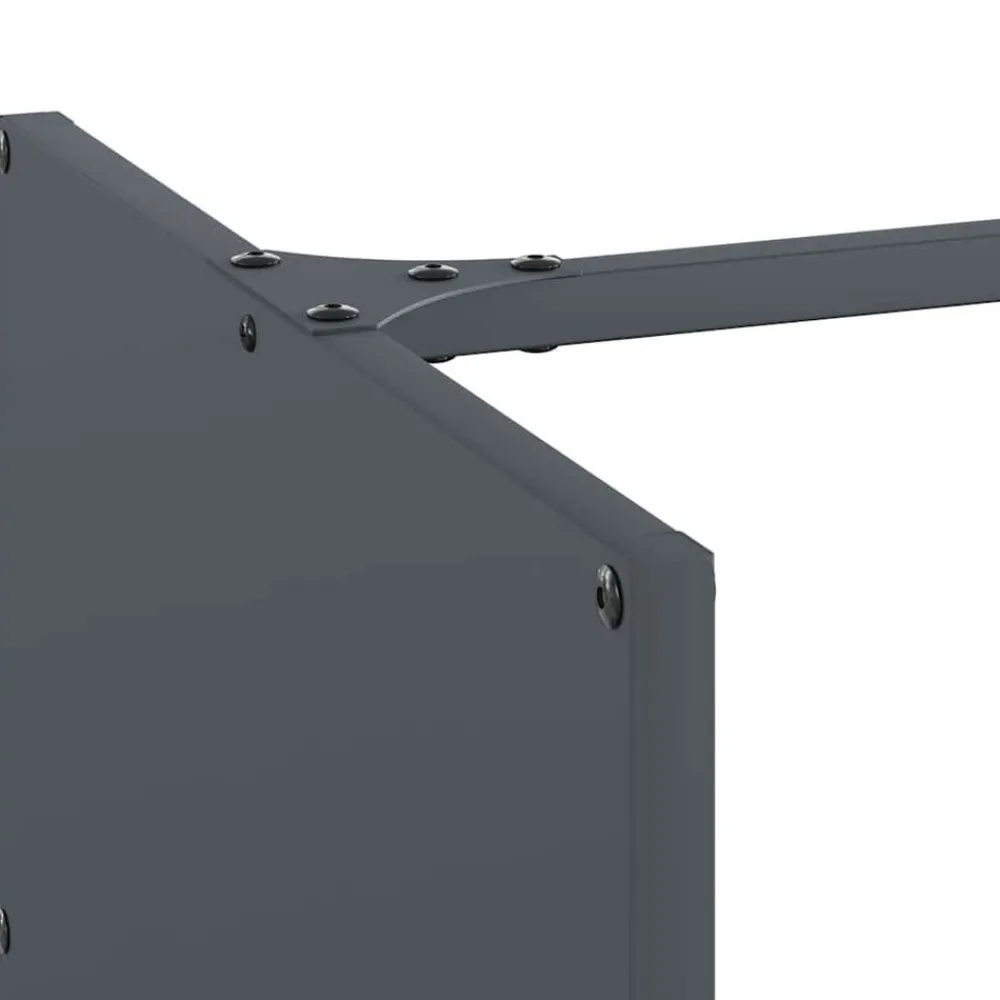 vidaXL Accesorios Para Hornos De Leña Y Chimeneas-Leñero 40x40x40 cm Acero laminado en frío