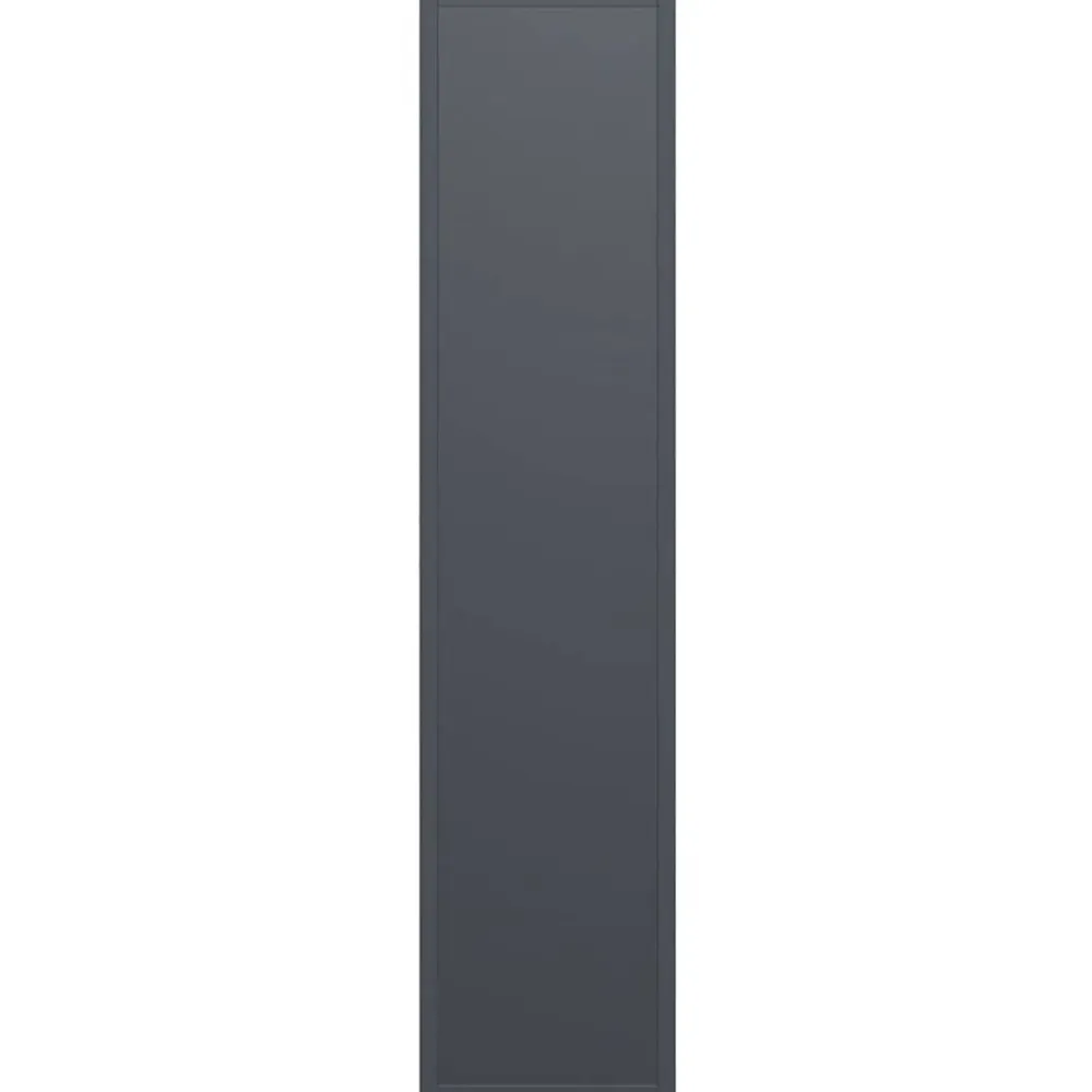 vidaXL Leñero 50x23x100 cm Acero laminado en frío Antracita Outlet