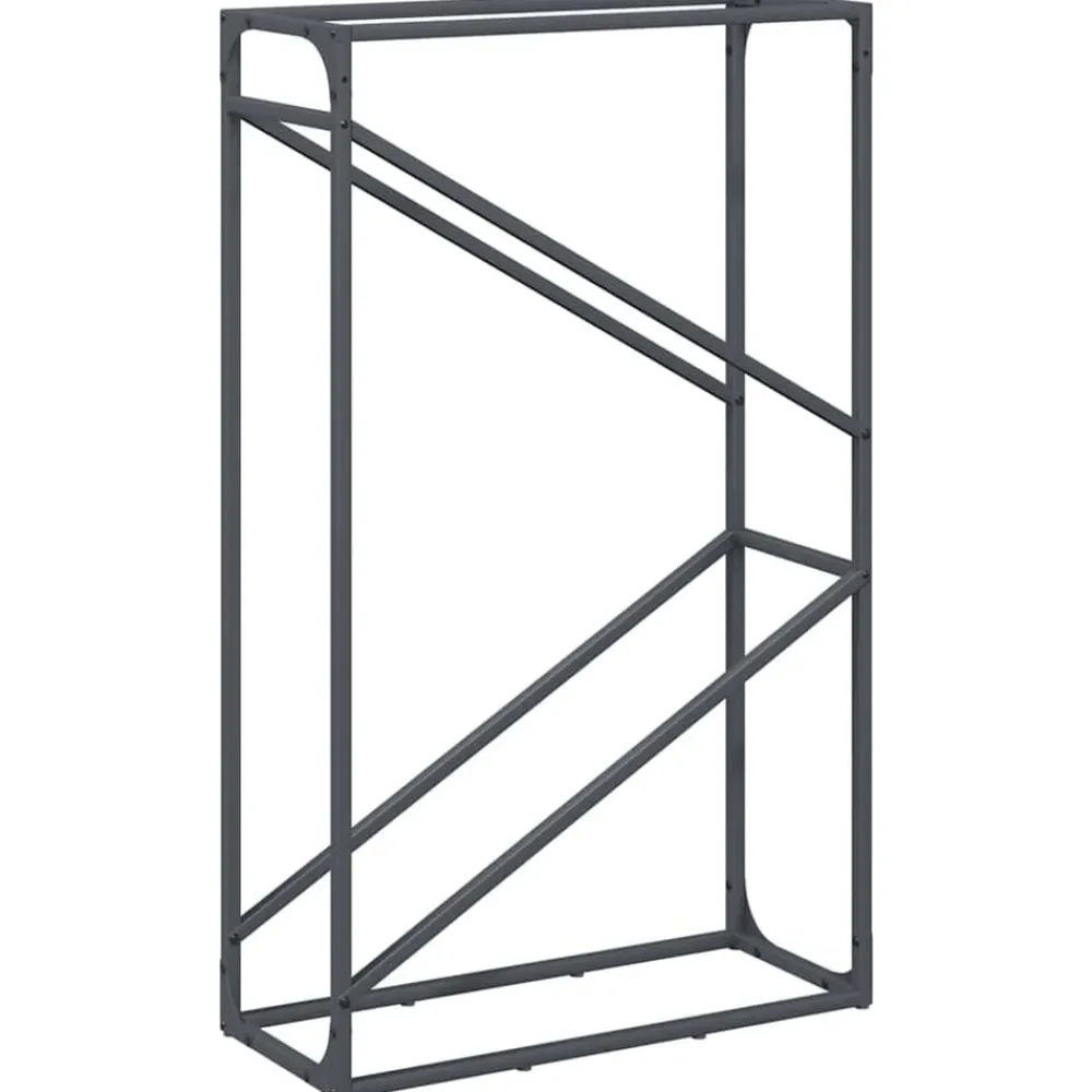 vidaXL Accesorios Para Hornos De Leña Y Chimeneas-Leñero 60x25x100 cm Acero laminado en frío